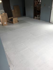 Painted floor
